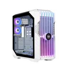 COOLER MASTER OBUDOWA HAF 700 EVO ARGB FULL TOWER Z OKNEM PANEL LCD + KONTROLER BIAŁA