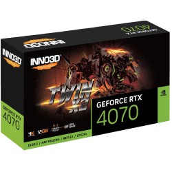 Karta graficzna INNO3D GeForce RTX 4070 TWIN X2 12GB GDDR6X DLSS 3