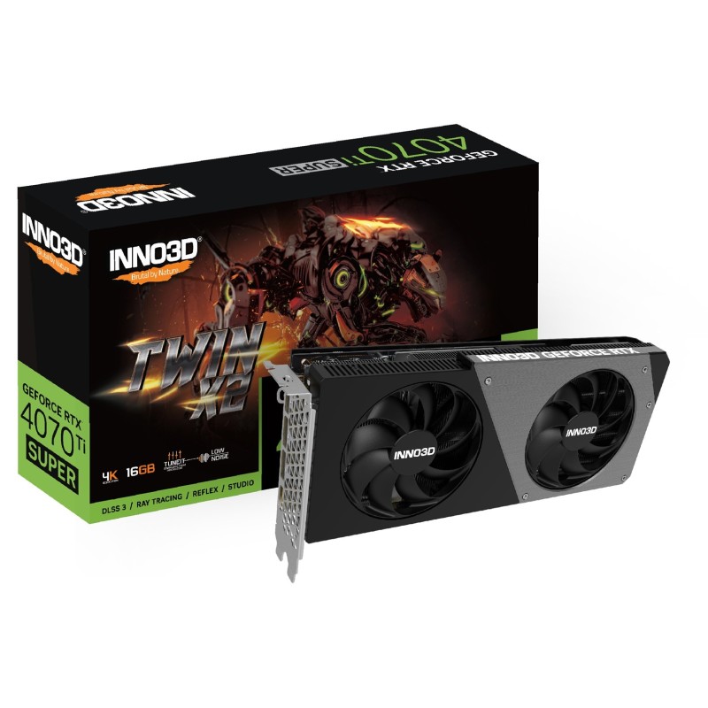 Karta graficzna INNO3D GeForce RTX 4070 Ti SUPER TWIN X2