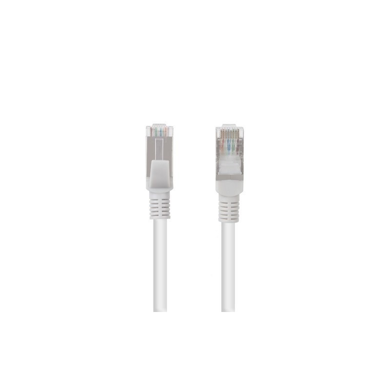Patchcord Lanberg PCF5-10CC-0200-S (RJ45 - RJ45 2m kolor szary) Patchcord Lanberg PCF5-10CC-0200-S (RJ45 - RJ45 2m kolor szary)