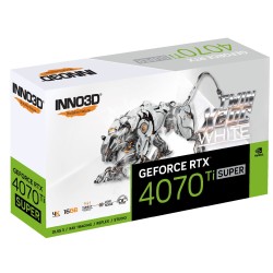 Karta graficzna INNO3D GeForce RTX 4070 Ti SUPER TWIN X2 OC WHITE