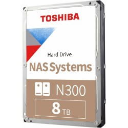 Toshiba N300 NAS dysk twardy 8 TB 7200 RPM 256 MB 3.5" Serial ATA III