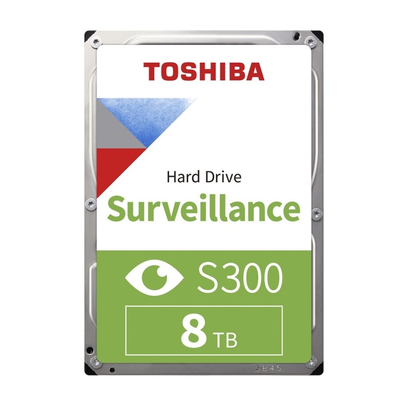 Toshiba S300 Surveillance dysk twardy 8 TB 7200 RPM 256 MB 3.5" Serial ATA III