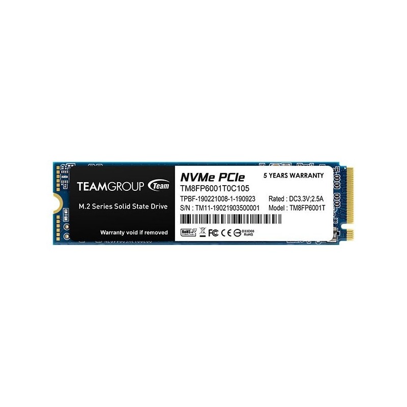 Team Group MP33 1 TB M.2 PCI Express 3.0 NVMe 3D NAND