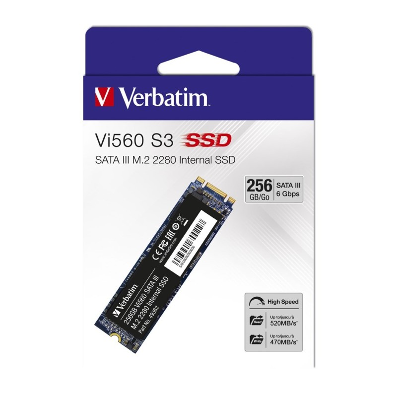 VERBATIM DYSK SSD VI560 S3 256GB M.2 2280 PCIE 49362