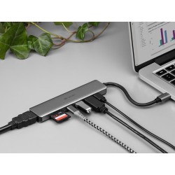 Tracer TRAPOD46997 stacja dokująca USB Type-C Aluminium