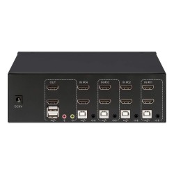 MANHATTAN PRZEŁĄCZNIK KVM HDMI/USB 4X1 DUAL-MONITO