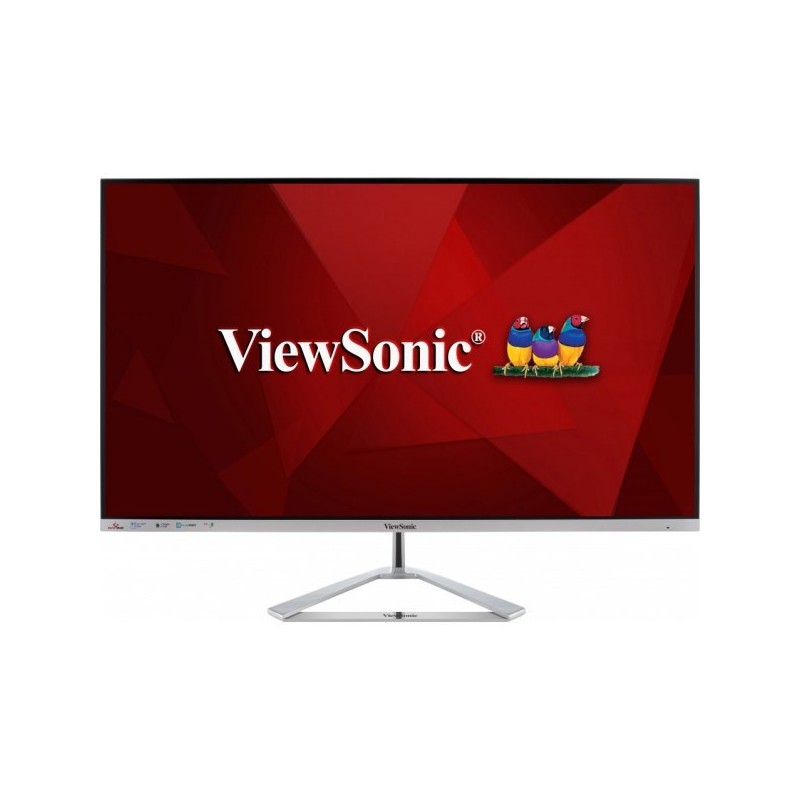 Viewsonic VX Series VX3276-MHD-3 monitor komputerowy 81,3 cm (32") 1920 x 1080 px Full HD LED Srebrny