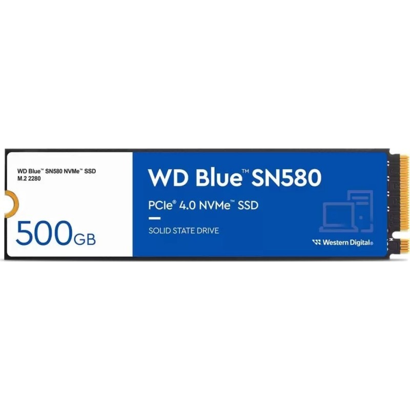 Dysk SSD WD Blue SN580 500GB M.2 NVMe WDS500G3B0E