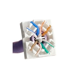 ALANTEC Moduł keystone RJ45 beznarzędziowy STP kat.6A PoE+