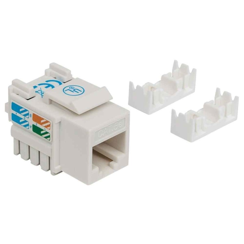 INTELLINET MODUŁ KEYSTONE RJ45 UTP CAT5E BIAŁY PUN