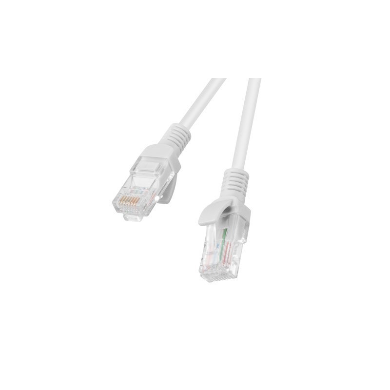 Patchcord UTP Lanberg PCU5-10CC-0050-S (RJ45 - RJ45 0,50m UTP kat. 5e kolor szary)