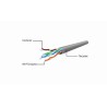 Patchcord GEMBIRD PP6U-0.5M (RJ45 - RJ45 0,50m UTP kat. 6 kolor szary)