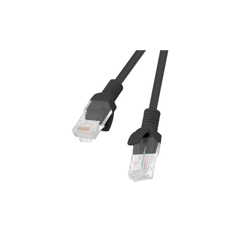 Patchcord UTP Lanberg PCU5-10CC-0500-BK (RJ45 - RJ45 5m UTP kat. 5e kolor czarny)