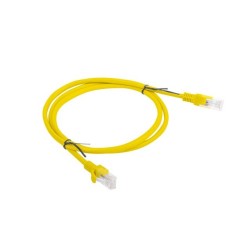 Patchcord UTP Lanberg PCU5-10CC-0100-Y (RJ45 - RJ45 1m UTP kat. 5e kolor żółty)