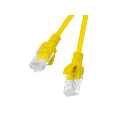 Patchcord UTP Lanberg PCU5-10CC-0100-Y (RJ45 - RJ45 1m UTP kat. 5e kolor żółty)