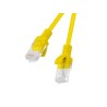 Patchcord UTP Lanberg PCU5-10CC-0100-Y (RJ45 - RJ45 1m UTP kat. 5e kolor żółty)