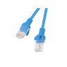 Kabel UTP Lanberg PCU5-10CC-0050-B (RJ45, U/UTP - RJ45, U/UTP 0,50m UTP kat. 5e kolor niebieski)