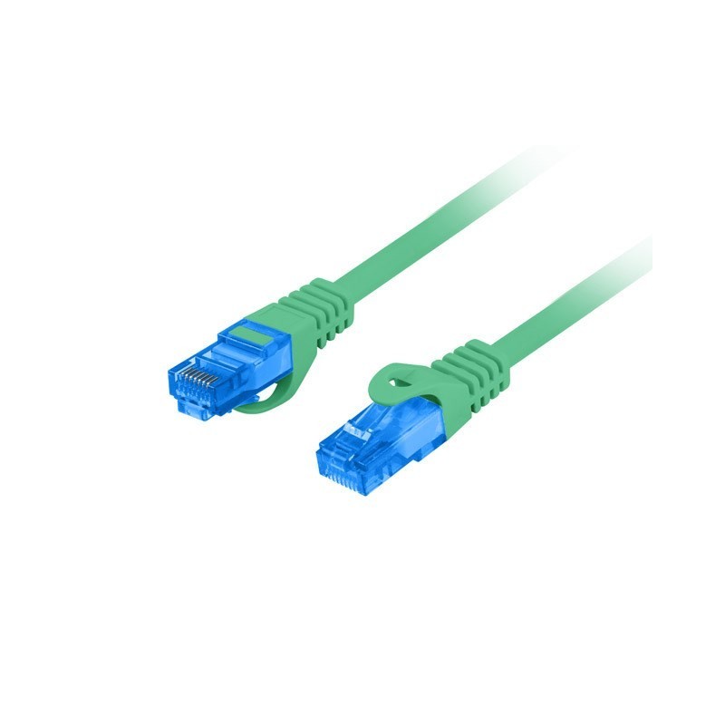 LANBERG PATCHCORD S/FTP KAT.6A 0.5M ZIELONY LSZH CCA (FLUKE PASSED) PCF6A-10CC-0050-G