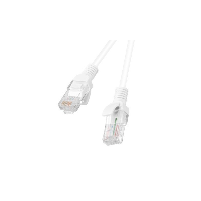 Patchcord U/UTP Lanberg PCU5-10CC-0300-W (RJ45 - RJ45 3m UTP kat. 5e kolor biały)