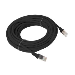 Patchcord UTP Lanberg PCU5-10CC-1000-BK (RJ45 - RJ45 10m UTP kat. 5e kolor czarny)