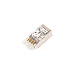 Wtyk RJ45 (8P8C) przelotowy, kat.6, ekranowany, AWG 26-24, opakowanie 100 szt.