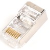 Wtyk RJ45 (8P8C) przelotowy, kat.5e, ekranowany, AWG 26-24, opakowanie 100 szt.