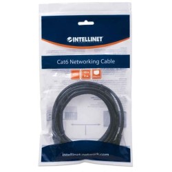 INTELLINET PATCH CORD CAT6 UTP 3,0M CZARNY 100% MI