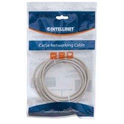 INTELLINET PATCH CORD CAT5E UTP 3M SZARY 100% MIED