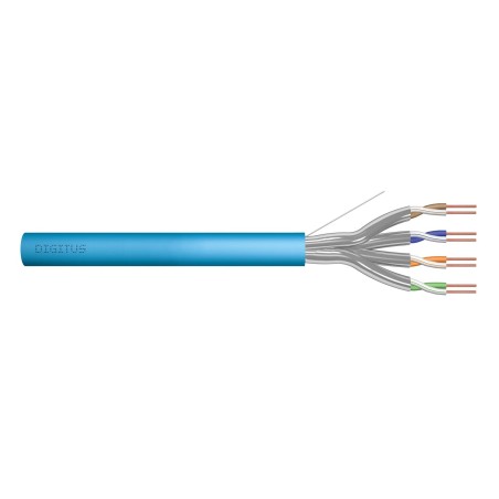 Kabel instalacyjny DIGITUS kat.6A, U/FTP, Dca, AWG 23/1, LSOH, 100m, niebieski