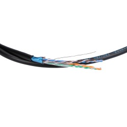 Kabel sieciowy Extralink EX.8710 (FTP 305m kolor czarny)