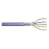 Digitus Kabel instalacyjny kat.6, F/UTP, Dca, AWG 23/1, LSOH, 500m, fioletowy, szpula