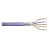 Kabel instalacyjny DIGITUS kat.6, F/UTP, Dca, AWG 23/1, LSOH, 50m, fioletowy