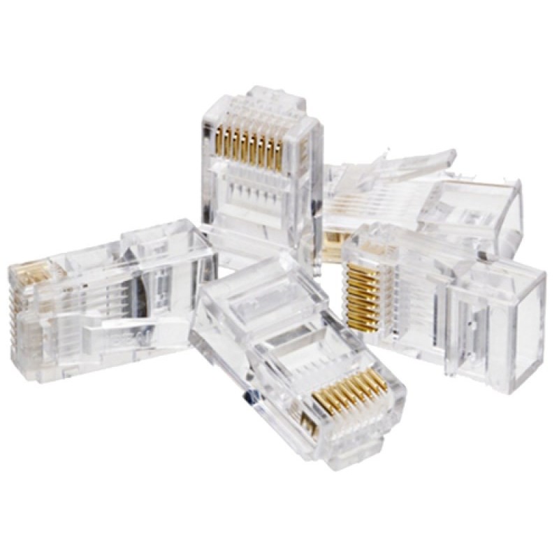 ALANTEC Wtyk RJ45 UTP kat.5e (drut+linka) (op.100 szt)