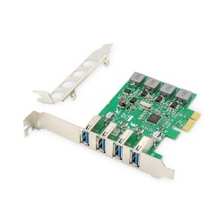 Digitus Karta złącze USB 3.0 PCI Express Add-On, 4 porty