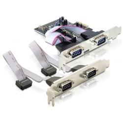 DeLOCK 4 x serial PCI Express card adapter