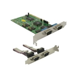 DELOCK Karta PCI 4x D-Sub9 zew.