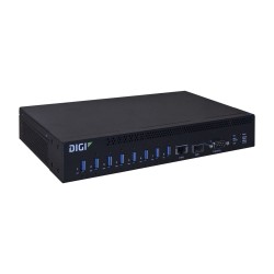 Digi AW08-G300 huby i koncentratory USB 3.2 Gen 1 (3.1 Gen 1) Type-A 10000 Mbit/s Czarny