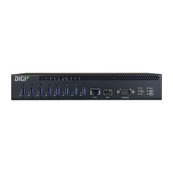 Digi AW08-G300 huby i koncentratory USB 3.2 Gen 1 (3.1 Gen 1) Type-A 10000 Mbit/s Czarny