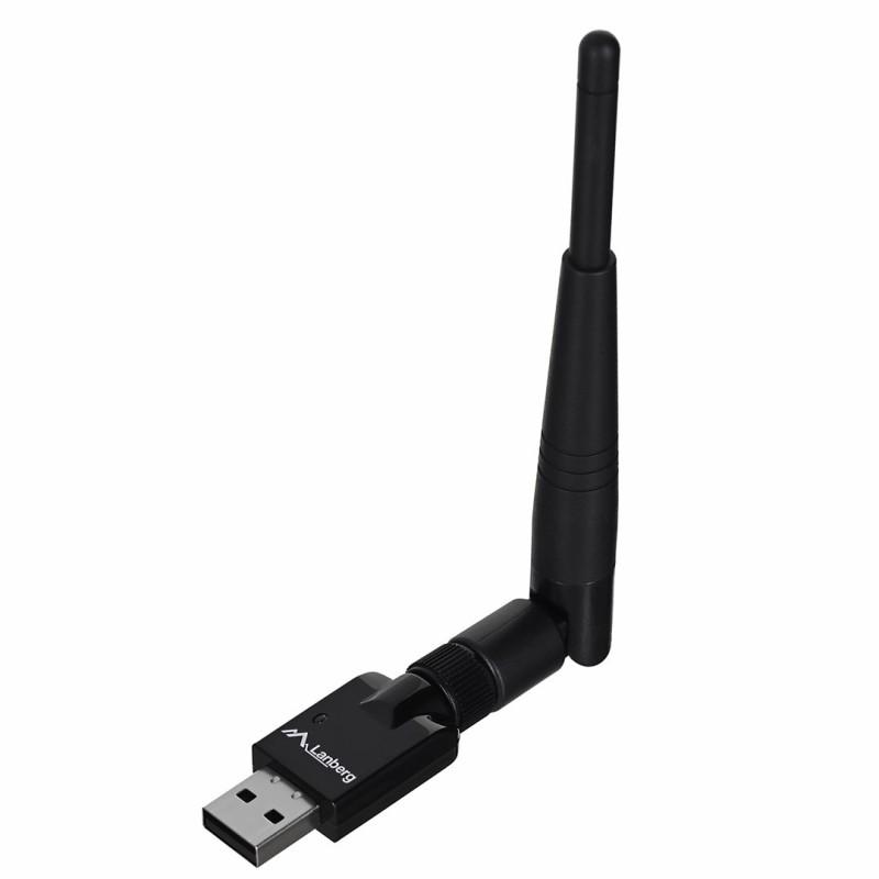 Karta sieciowa Lanberg N150 NC-0150-WE (USB 2.0, Złącze anteny WiFi)