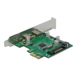 Delock PCI Express x1 Card to 2 x external USB