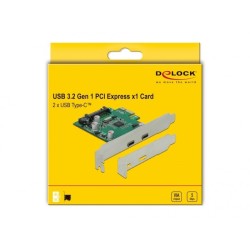 Delock PCI Express x1 Card to 2 x external USB