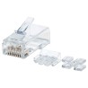 Intellinet 790550 wtyczka RJ45 Przezroczysty