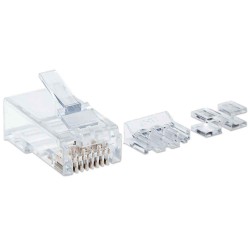 Intellinet 790550 wtyczka RJ45 Przezroczysty