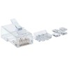 Intellinet 790550 wtyczka RJ45 Przezroczysty