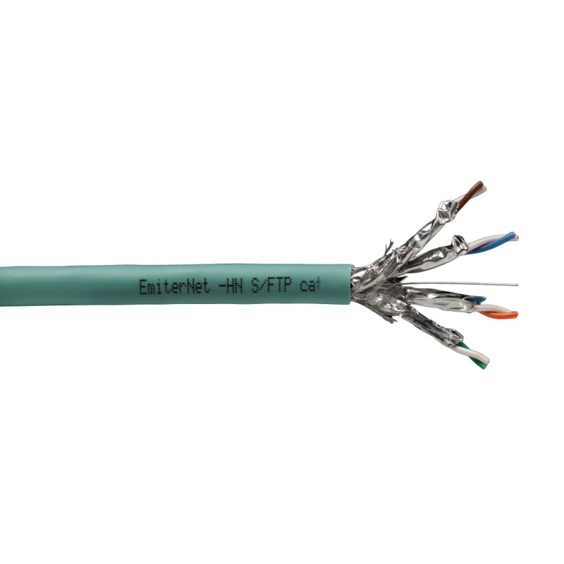 Kabel Emiter Net S/FTP kat.7 1000MHz B2ca LSZH-FR, drut 4x2x23AWG