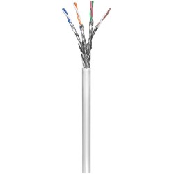 Goobay 93953 kabel sieciowy Szary 100 m Cat6 S/FTP (S-STP)