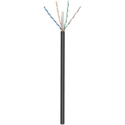 Goobay 57293 kabel sieciowy Czarny 100 m Cat6 U/UTP (UTP)