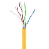 GEMBIRD UTP KABEL DRUT KAT 5E CCA 305M ŻÓŁTY AWG24