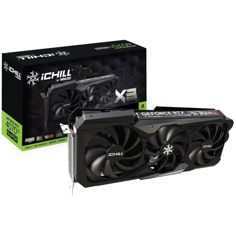 Karta graficzna INNO3D GeForce RTX 4070 Ti SUPER ICHILL X3